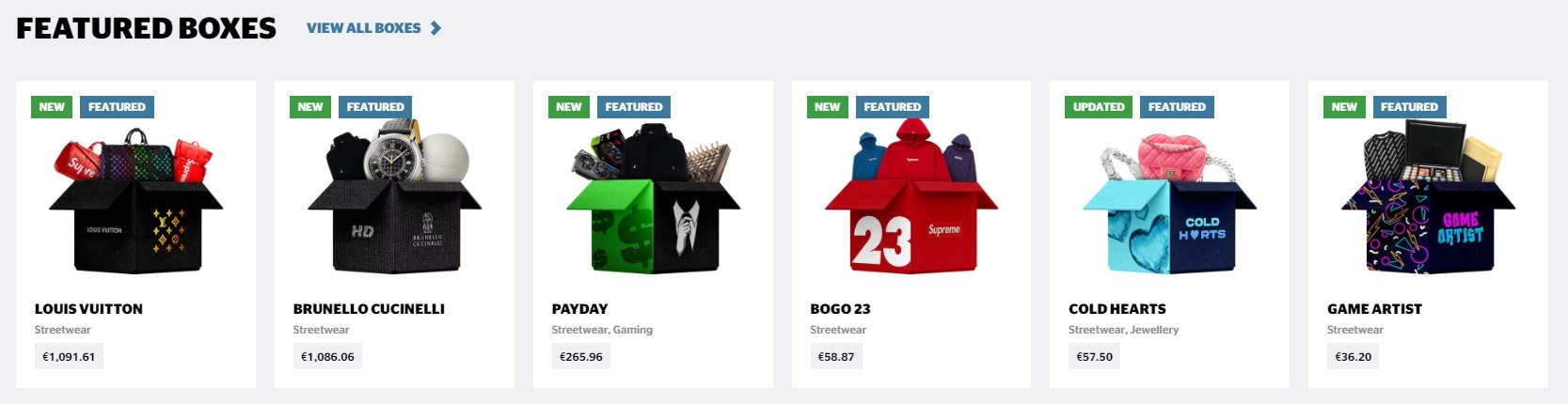 hypedrop boxes