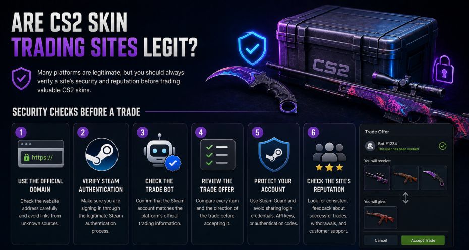 Are CS2 Skin Trading Sites Legit?