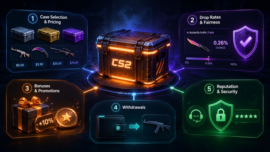 How to Choose a CS2 Case Opening Site