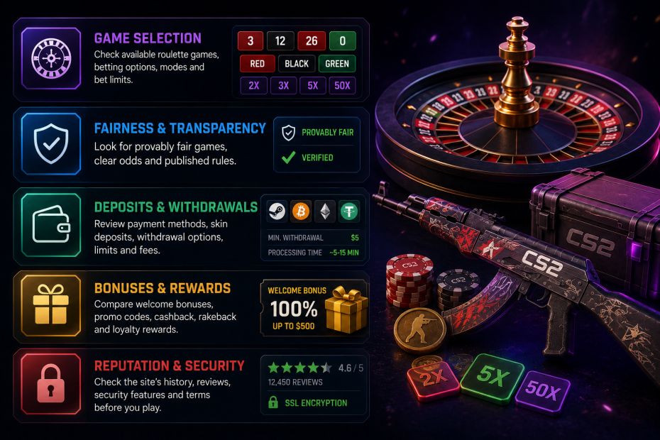 How to Choose a CS2 Roulette Site